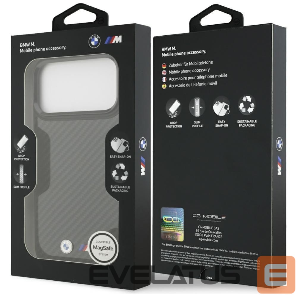 Другие товары BMW BMW M Kevlar Matt MagSafe Case for iPhone 17 Pro Max - Black
