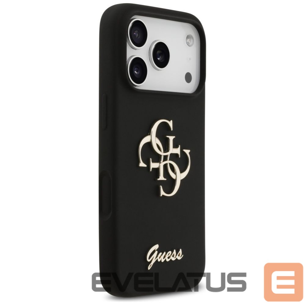 Другие товары Guess Guess Silicone Big 4G Script Case for iPhone 17 Pro - Black