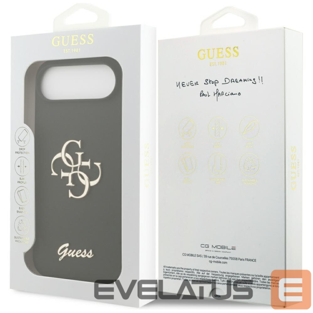 Другие товары Guess Guess Silicone Big 4G Script case for iPhone Air - black