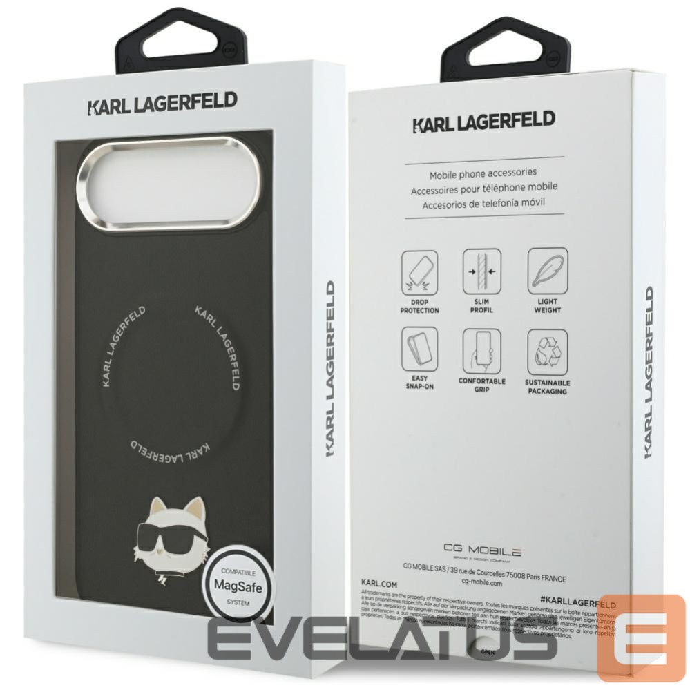 Другие товары Karl Lagerfeld Karl Lagerfeld Choupette Pin MagSafe Case for iPhone Air Black