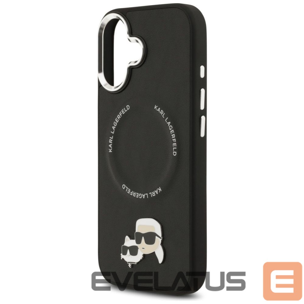Другие товары Karl Lagerfeld Karl Lagerfeld Karl & Choupette Pins MagSafe Case for iPhone 17 - Black