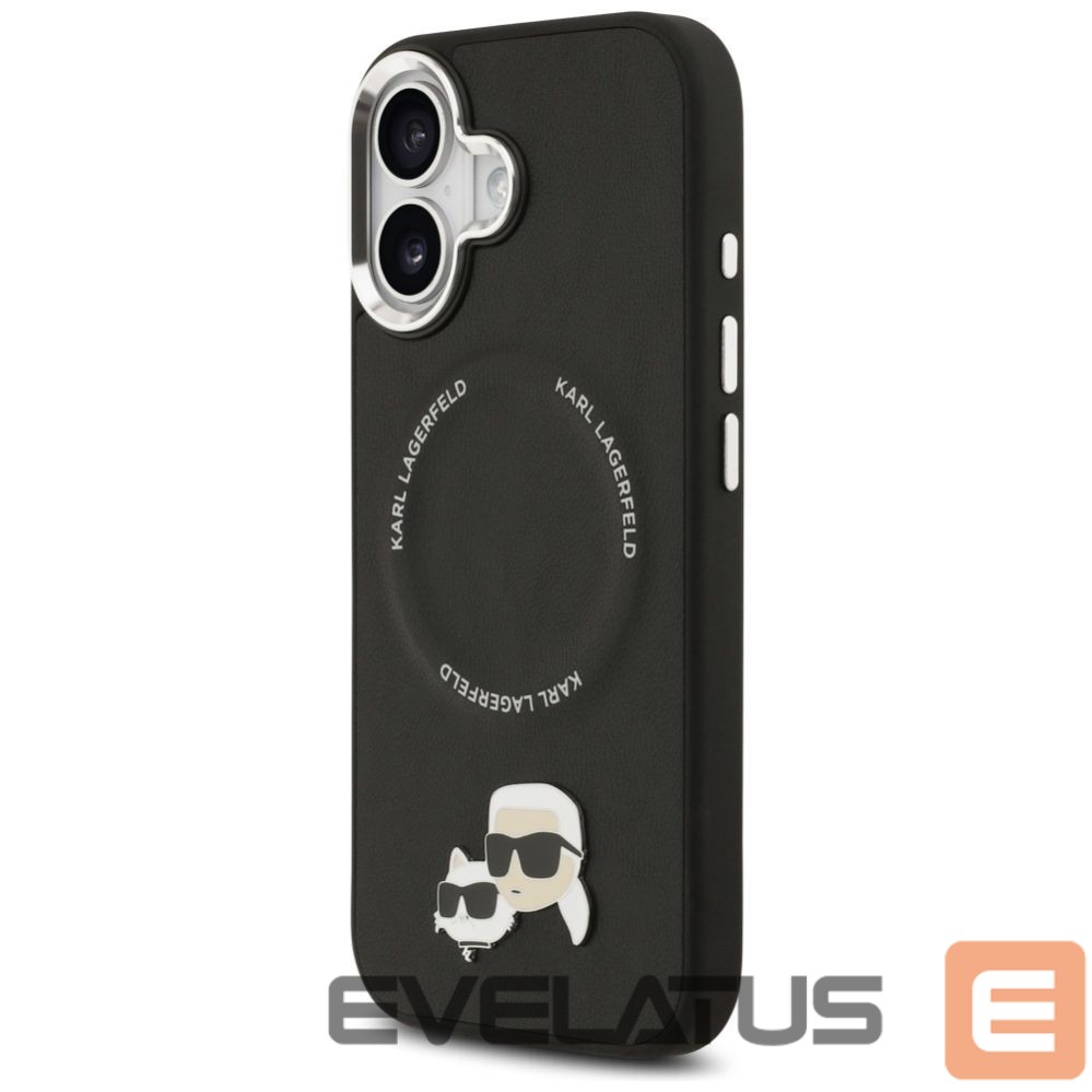 Другие товары Karl Lagerfeld Karl Lagerfeld Karl & Choupette Pins MagSafe Case for iPhone 17 - Black