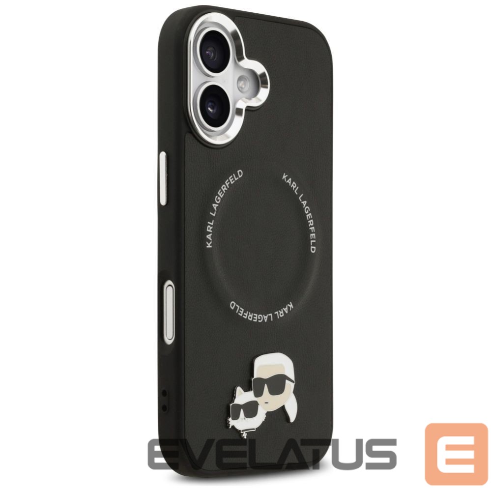 Другие товары Karl Lagerfeld Karl Lagerfeld Karl & Choupette Pins MagSafe Case for iPhone 17 - Black