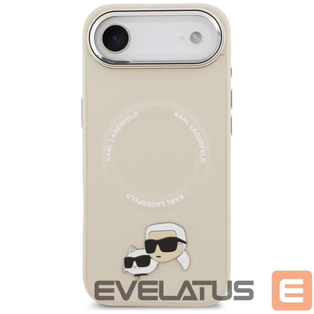 Другие товары Karl Lagerfeld Karl Lagerfeld Karl & Choupette Pins MagSafe Case for iPhone Air - Beige