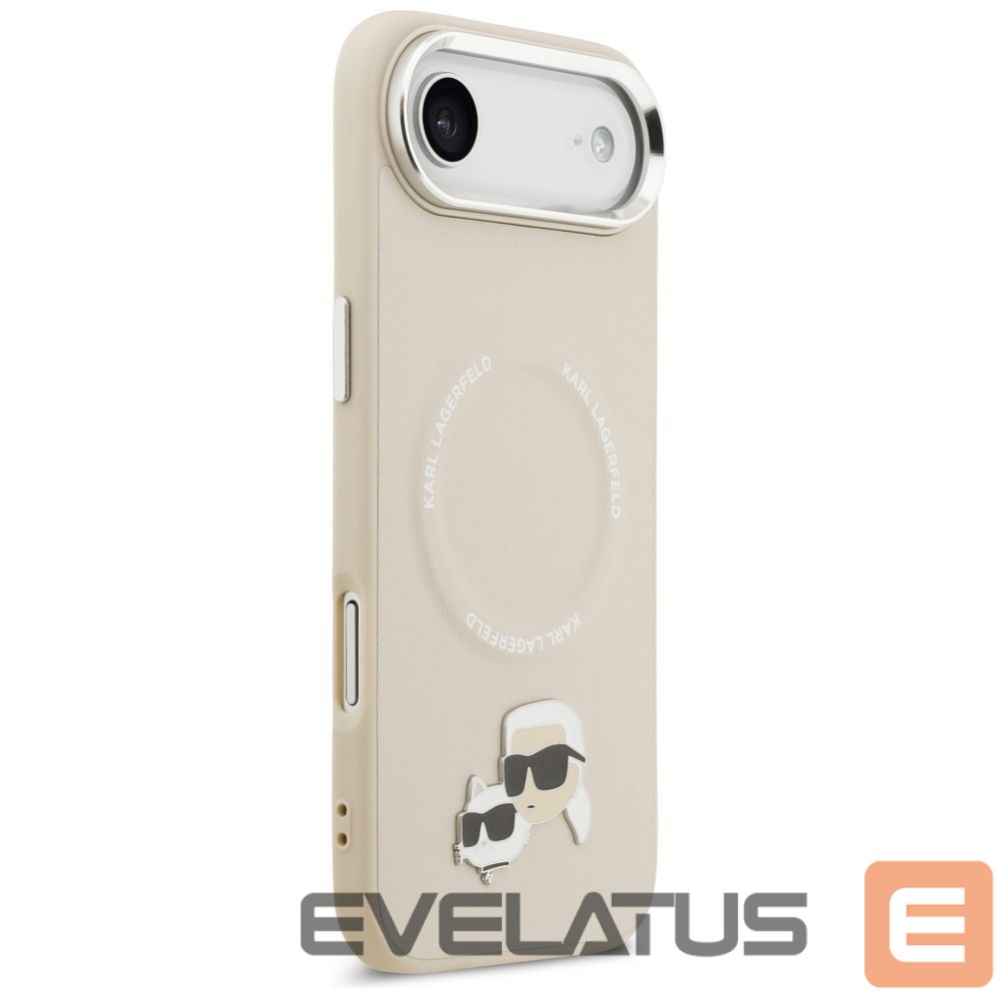 Другие товары Karl Lagerfeld Karl Lagerfeld Karl & Choupette Pins MagSafe Case for iPhone Air - Beige