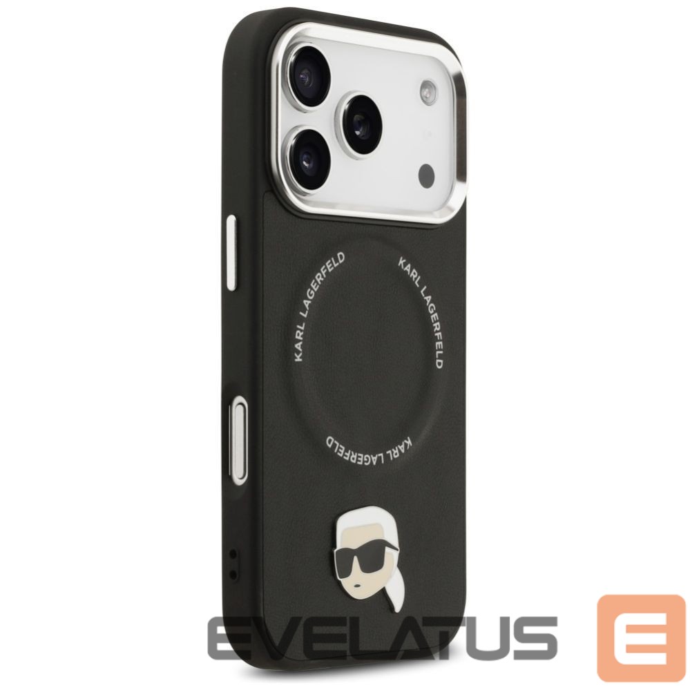 Другие товары Karl Lagerfeld Karl Lagerfeld Karl Pin MagSafe Case for iPhone 17 Pro - Black