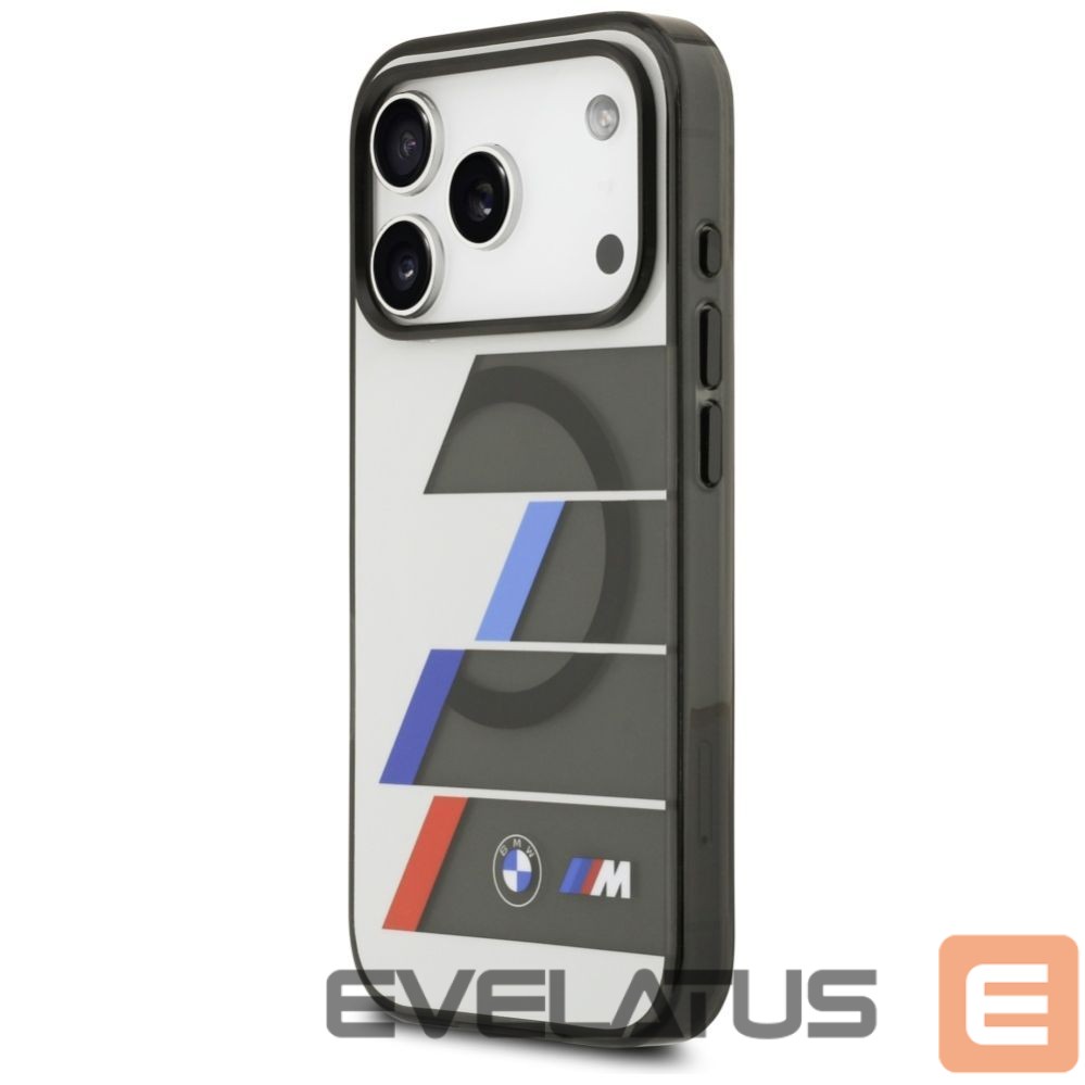 Другие товары BMW BMW M IML Metal Buttons Tricolor Lines MagSafe Case for iPhone 17 Pro - Gray