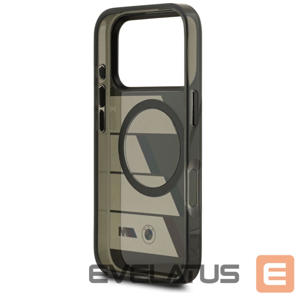 Другие товары BMW BMW M IML Metal Buttons Tricolor Lines MagSafe Case for iPhone 17 Pro - Gray
