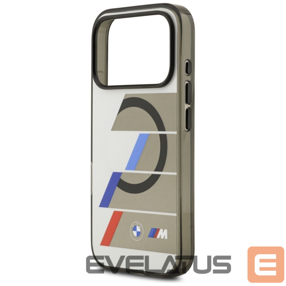 Другие товары BMW BMW M IML Metal Buttons Tricolor Lines MagSafe Case for iPhone 17 Pro - Gray