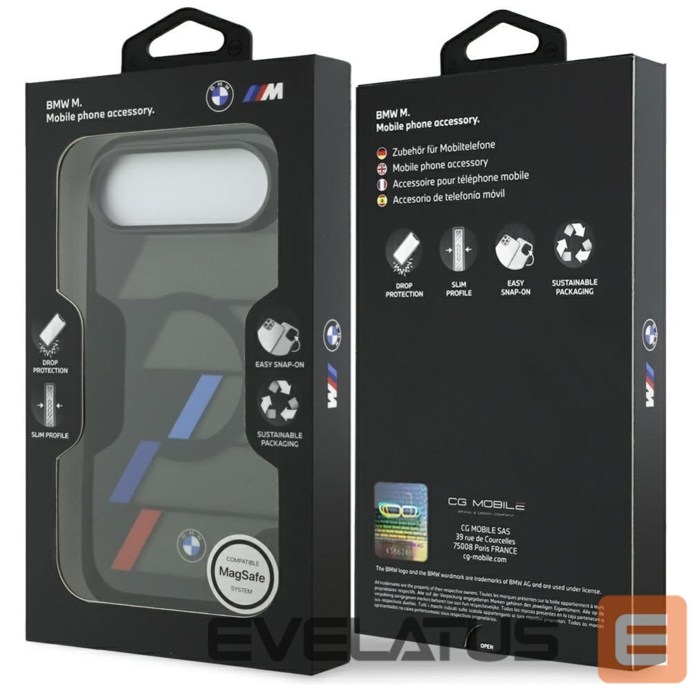 Другие товары BMW BMW M IML Metal Buttons Tricolor Lines MagSafe Case for iPhone Air - Black