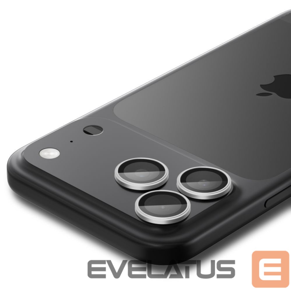 Другие товары Spigen Spigen Optik Pro GLAS.TR ”EZ FIT” Camera Cover 2-pack for iPhone 16 Pro / Max / 17 Pro / Max - Silver