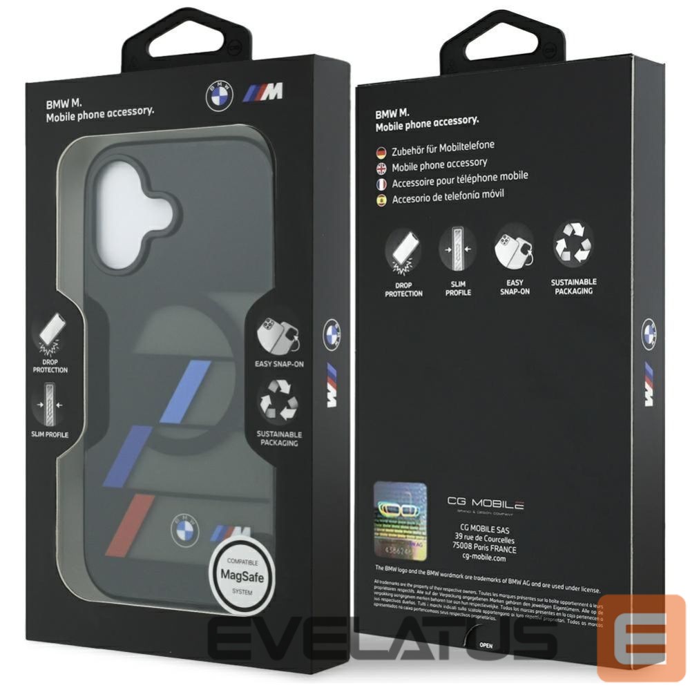 Другие товары BMW BMW M IML Metal Buttons Tricolor Lines MagSafe Case for iPhone 17 - Black