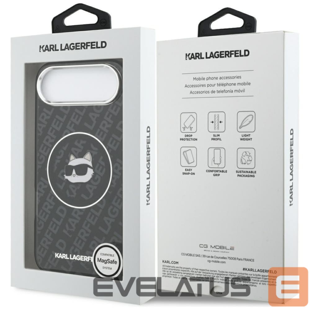 Другие товары Karl Lagerfeld Karl Lagerfeld IML Choupette Head Logo MagSafe iPhone Air Case - Black