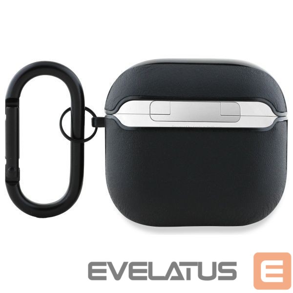 Другие товары Mercedes-Benz AMG Leather White Logo Case for AirPods 4 - Black / White