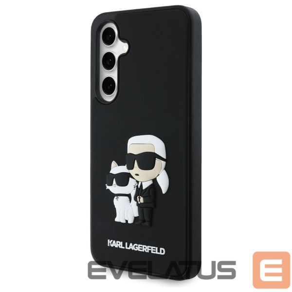 Другие товары Karl Lagerfeld Karl Lagerfeld 3D Rubber Karl&Choupette Case for Samsung Galaxy S24 FE - Black