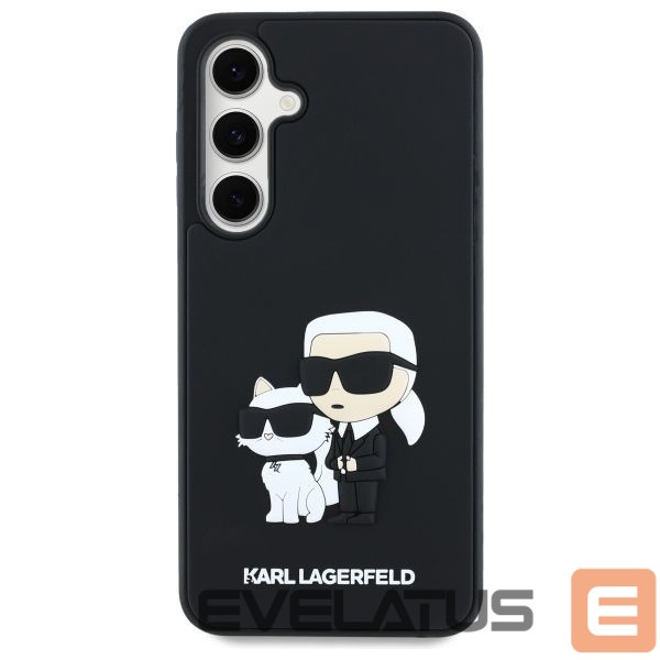 Другие товары Karl Lagerfeld Karl Lagerfeld 3D Rubber Karl&Choupette Case for Samsung Galaxy S24 FE - Black