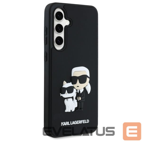 Другие товары Karl Lagerfeld Karl Lagerfeld 3D Rubber Karl&Choupette Case for Samsung Galaxy S24 FE - Black