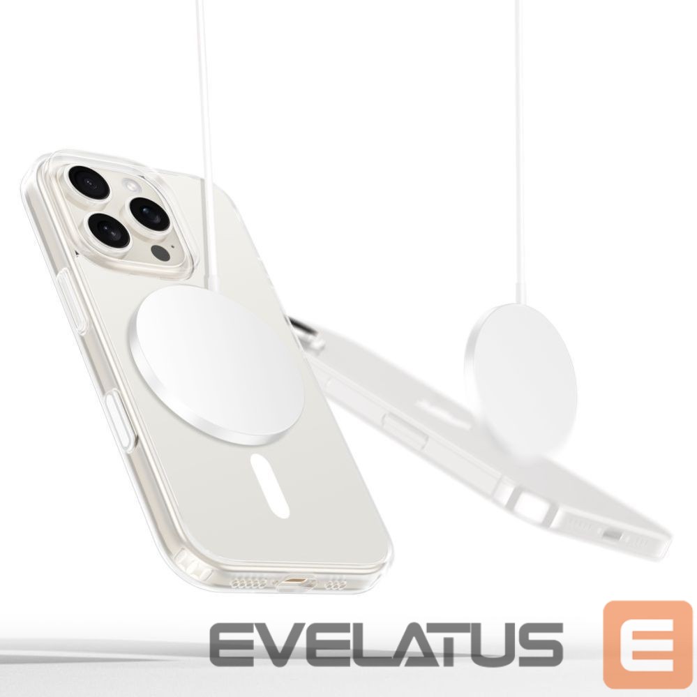 Другие товары Tech-Protect Tech-Protect Flexair Hybrid CC Magsafe iPhone 16 Pro Case - Clear