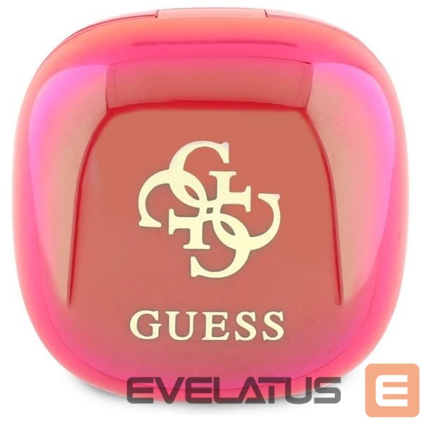 Другие товары Guess Guess Bluetooth headphones GUTWSJ144ESF TWS + docking station fuchsia/fuschia Iridescent 4G Printed Logo