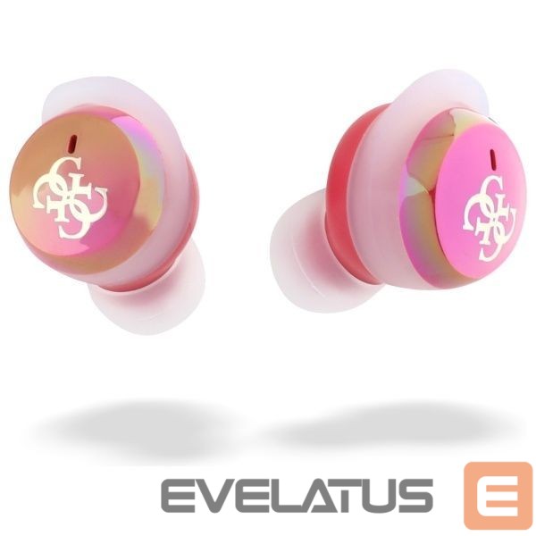 Другие товары Guess Guess Bluetooth headphones GUTWSJ144ESF TWS + docking station fuchsia/fuschia Iridescent 4G Printed Logo