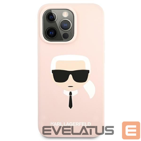 Другие товары Karl Lagerfeld Karl Lagerfeld Silicone Karl`s Head Case for iPhone 13 Pro / 13 6.1" - Light Pink