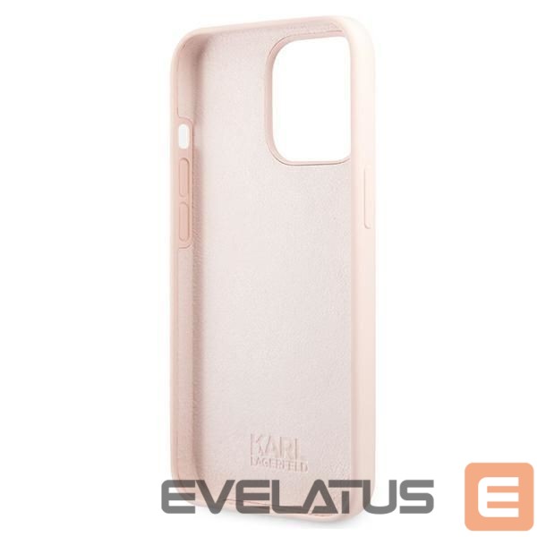 Другие товары Karl Lagerfeld Karl Lagerfeld Silicone Karl`s Head Case for iPhone 13 Pro / 13 6.1" - Light Pink