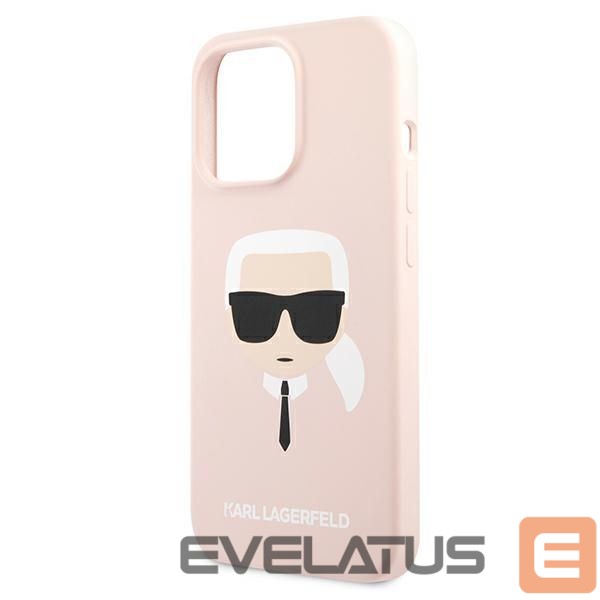 Другие товары Karl Lagerfeld Karl Lagerfeld Silicone Karl`s Head Case for iPhone 13 Pro / 13 6.1" - Light Pink