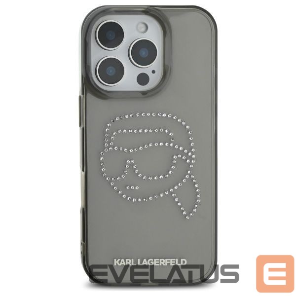 Другие товары Karl Lagerfeld Karl Lagerfeld KLHCP16XHKHDCELK iPhone 16 Pro Max 6.9" black/black hardcase IML Rhinestones Karl Head