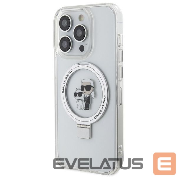 Другие товары Karl Lagerfeld Karl Lagerfeld KLHMP15LHMRSKCH iPhone 15 Pro 6.1" white/white hardcase Ring Stand Karl&Choupette MagSafe