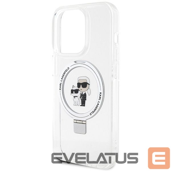 Другие товары Karl Lagerfeld Karl Lagerfeld KLHMP15LHMRSKCH iPhone 15 Pro 6.1" white/white hardcase Ring Stand Karl&Choupette MagSafe