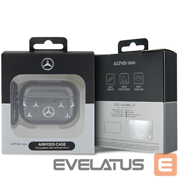 Другие товары Mercedes-Benz Mercedes MEAP28DPMGS AirPods Pro 2 (2022/2023) cover black Large Star Pattern