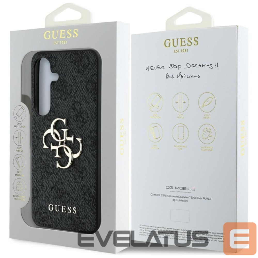 Другие товары Guess Guess Big 4G Logo Classic Logo Case for Samsung Galaxy S25 Black