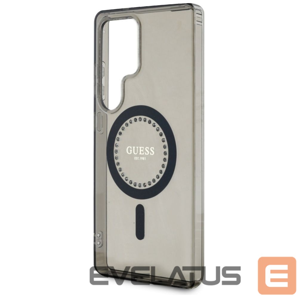 Другие товары Guess Guess Rhinestones Printed Classic Logo MagSafe Samsung Galaxy S25 Ultra case black