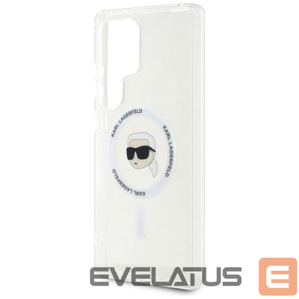 Другие товары Karl Lagerfeld Case Karl Lagerfeld Button Karl Head Printed Logo MagSafe Samsung Galaxy S25 Ultra white