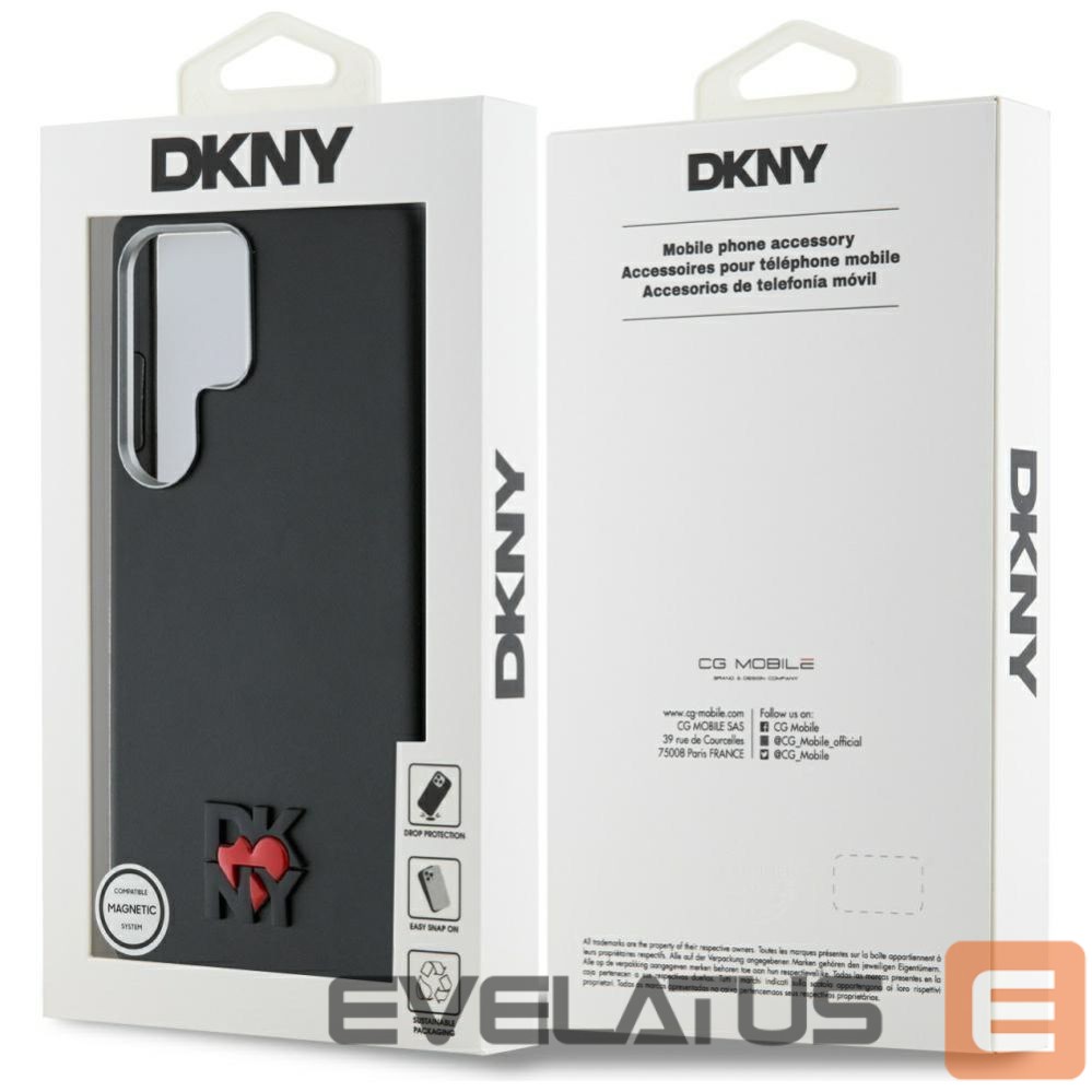 Другие товары DKNY DKNY Leather Heart of NY Case for Samsung Galaxy S25 Ultra - Black