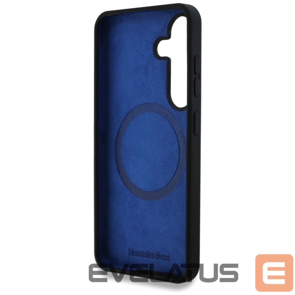 Другие товары Mercedes-Benz Mercedes Silicone Contrasted Curves MagSafe Case for Samsung Galaxy S25 - Black