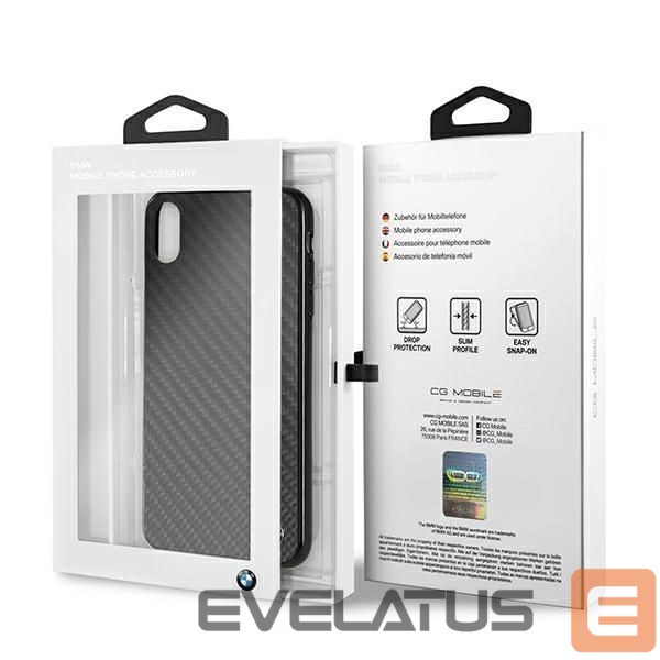 Другие товары BMW BMW Siganture Carbon Case for iPhone Xs Max - Black