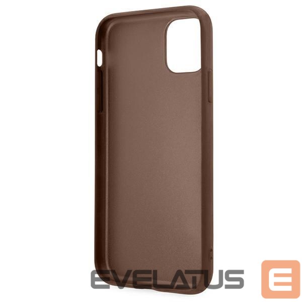 Другие товары Guess Guess 4G Metal Gold Logo Case for iPhone 11 / Xr 6.1" - Brown