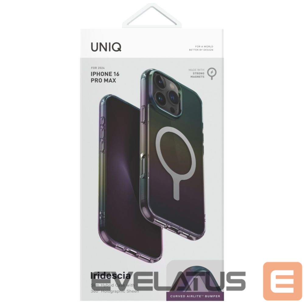 Другие товары UNIQ Uniq Iridescia Magclick Charging Case for iPhone 16 Pro Max - Black