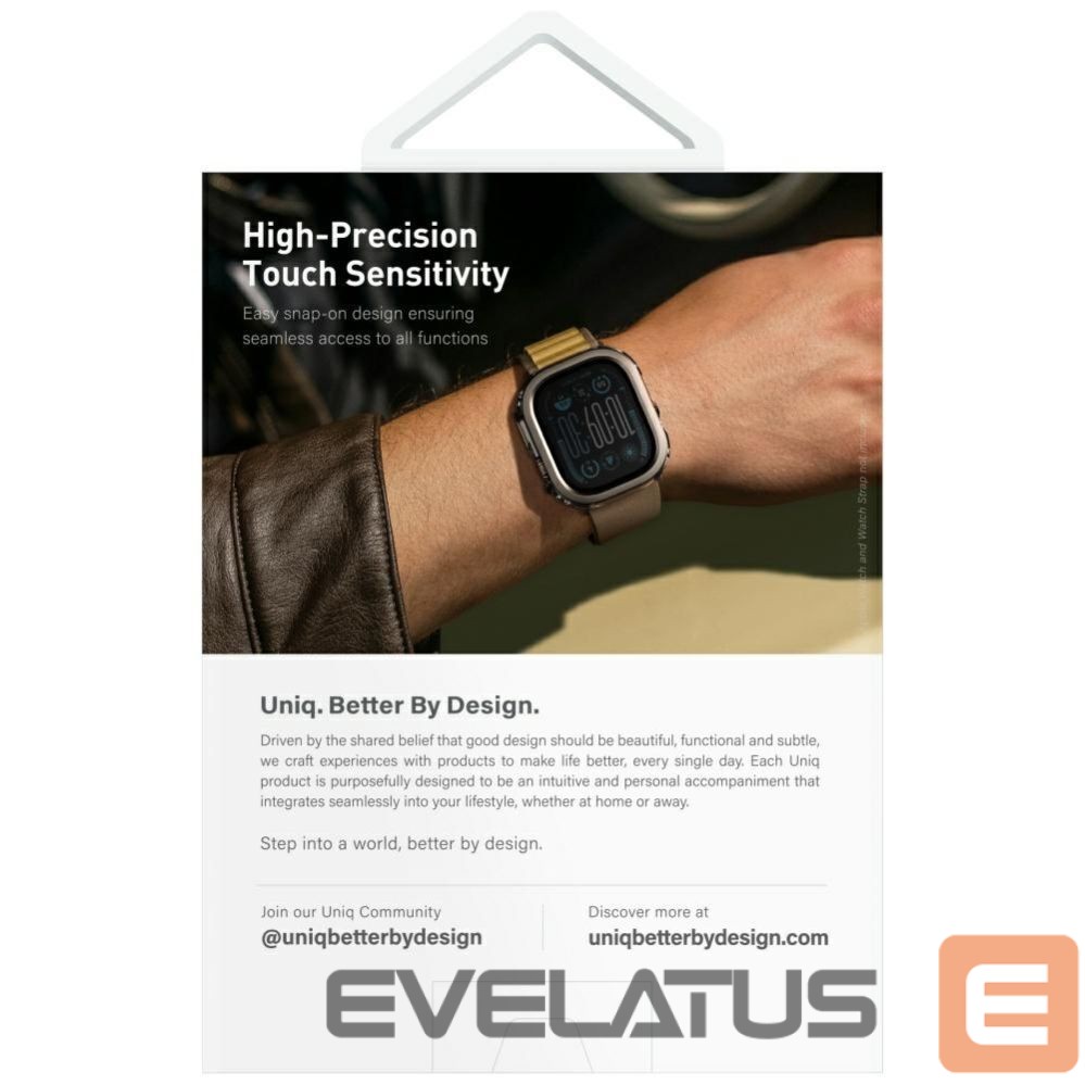 Другие товары UNIQ Uniq Voute Tempered Glass Case for Apple Watch Ultra 49mm - Black