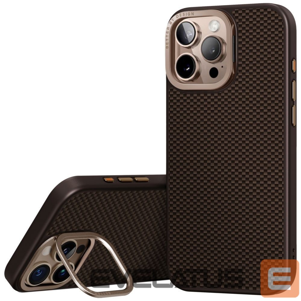 Другие товары UNIQ Uniq Keva Max Magclick Charging Camera Stand Case for iPhone 16 Pro - Brown