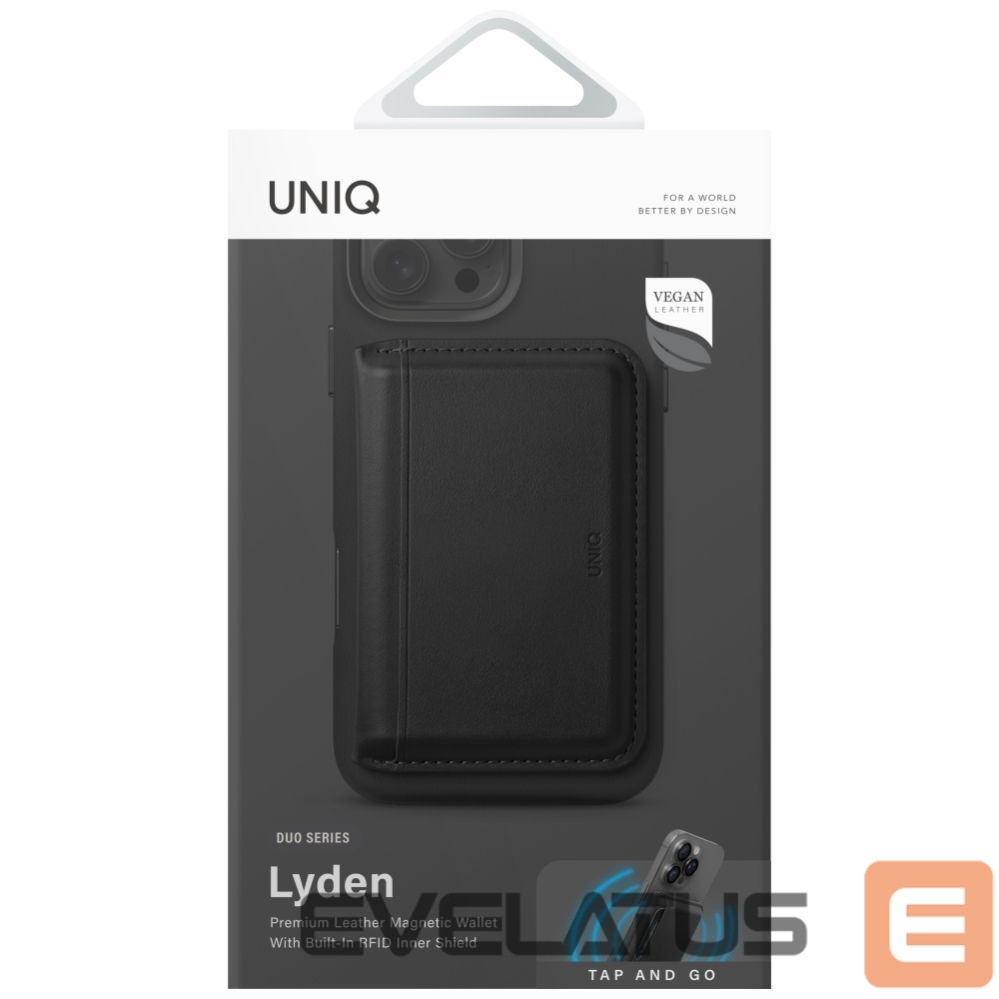 Другие товары UNIQ Uniq Lyden DS RFID Magnetic Wallet with Phone Stand - Black