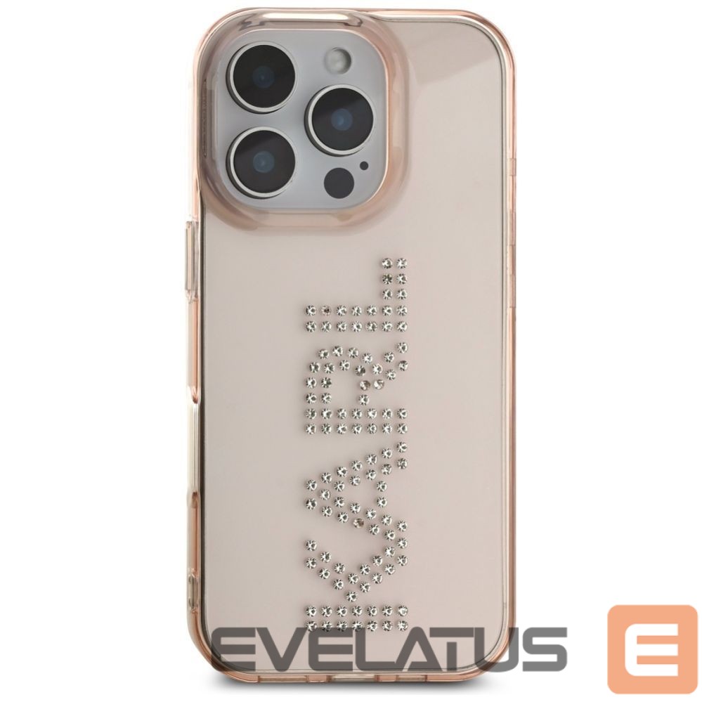 Другие товары Karl Lagerfeld Karl Lagerfeld IML Rhinestones Logo iPhone 16 Pro Case - Pink