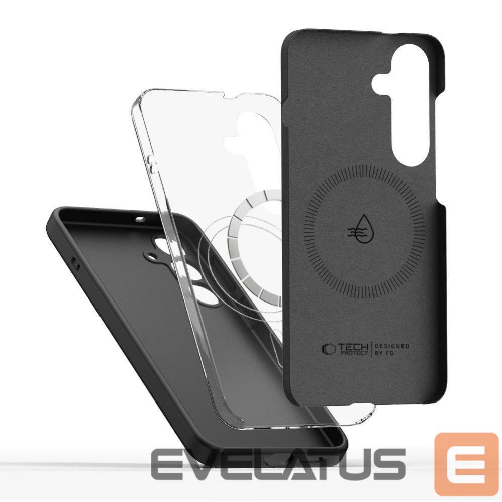 Другие товары Tech-Protect Tech-Protect Liquid Silicone MagSafe case for Samsung Galaxy S25 Edge - black