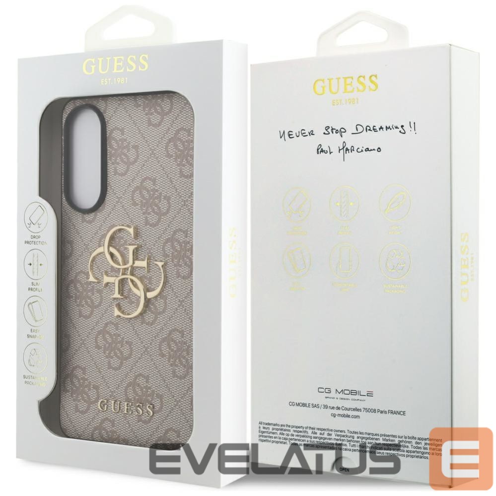 Другие товары Guess Guess Big 4G Logo Classic Logo Case for Samsung Galaxy S25 Edge - Pink