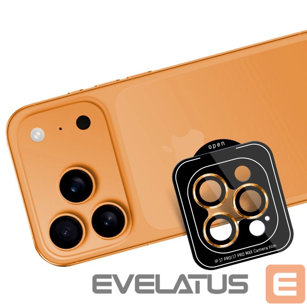 Другие товары 3MK 3mk Lens Protection Pro Tempered Glass for iPhone 17 Pro / 17 Pro Max - Orange