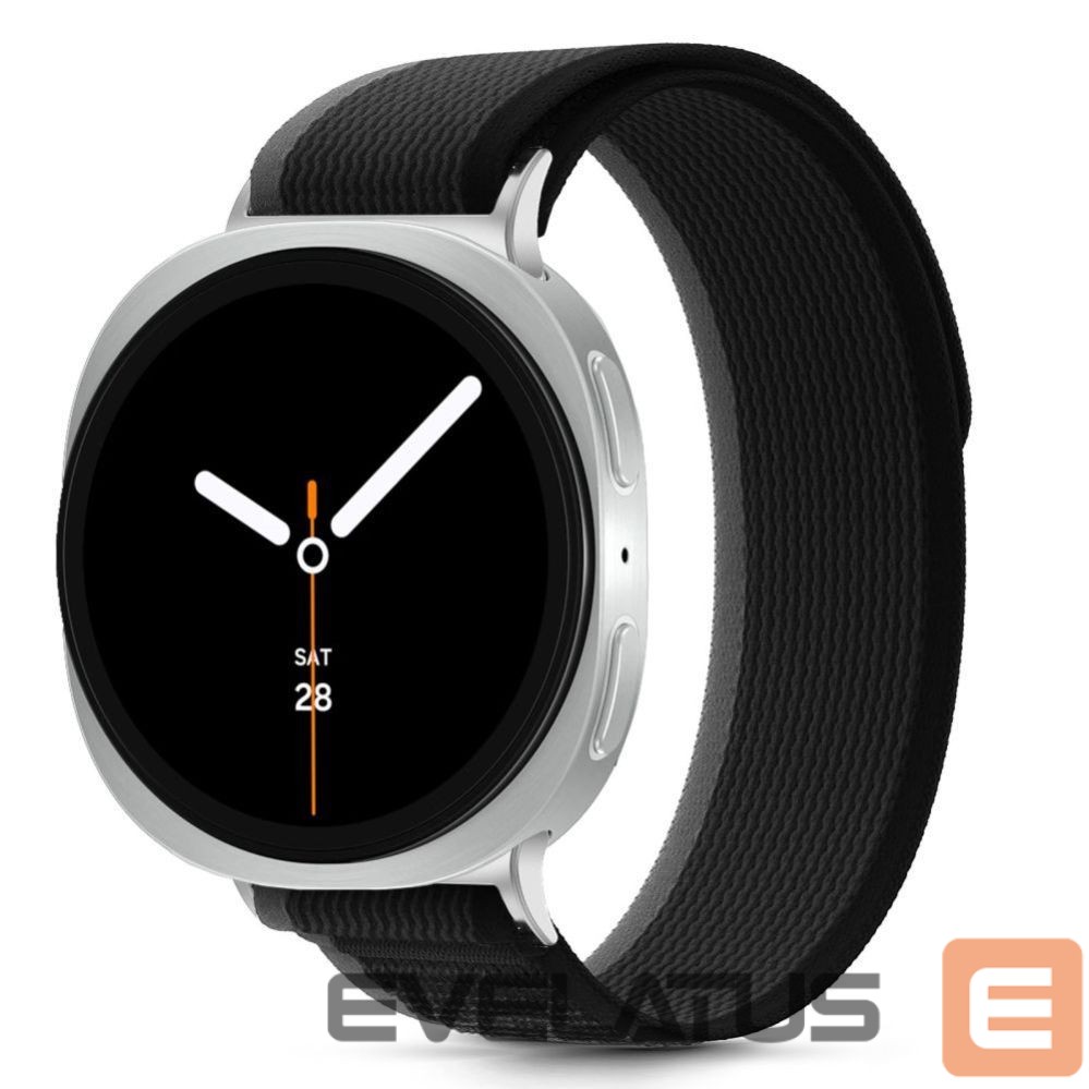 Другие товары Tech-Protect Tech-Protect Nylon Stripe Strap for Samsung Galaxy Watch 40/44/46 mm - Black and Orange