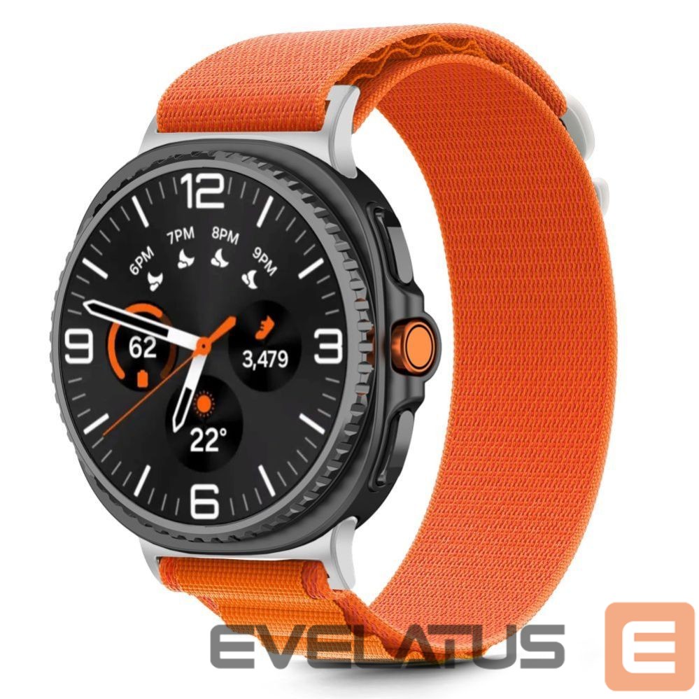 Другие товары Tech-Protect Tech-Protect Nylon Stripe Strap for Samsung Galaxy Watch 40/44/46 mm - Orange