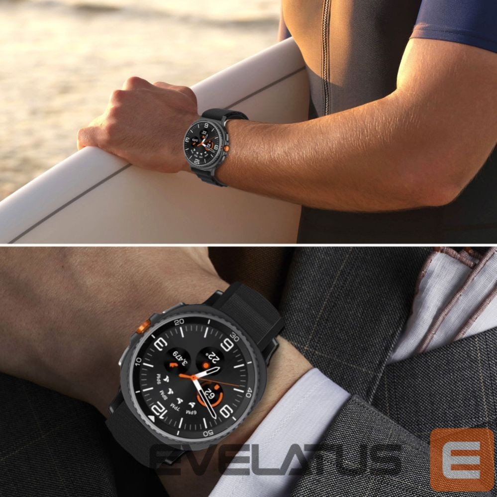 Другие товары Tech-Protect Tech-Protect Nylon Stripe Strap for Samsung Galaxy Watch 40/44/46 mm - Orange