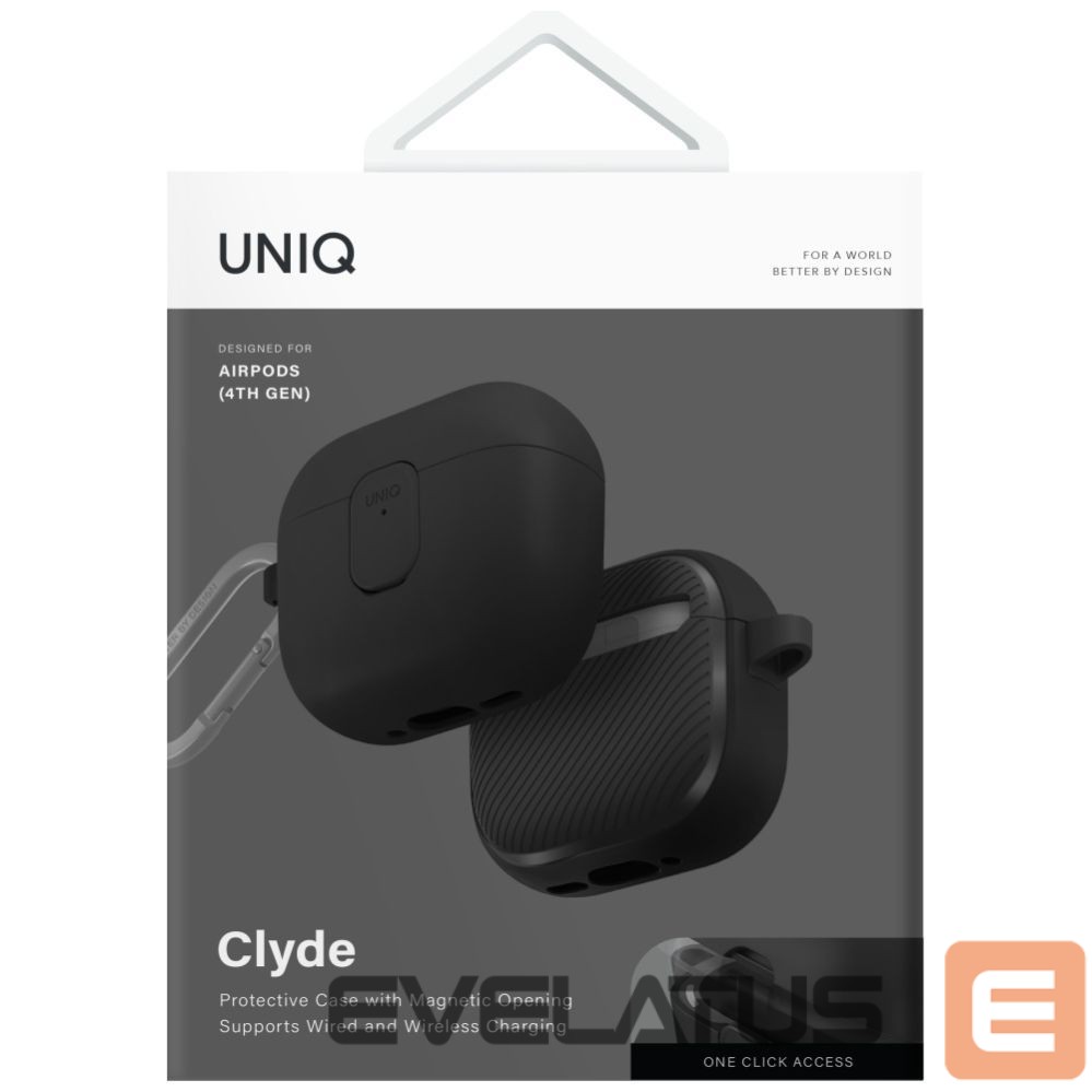 Другие товары UNIQ Uniq Clyde Lock Case for AirPods 4 - Black